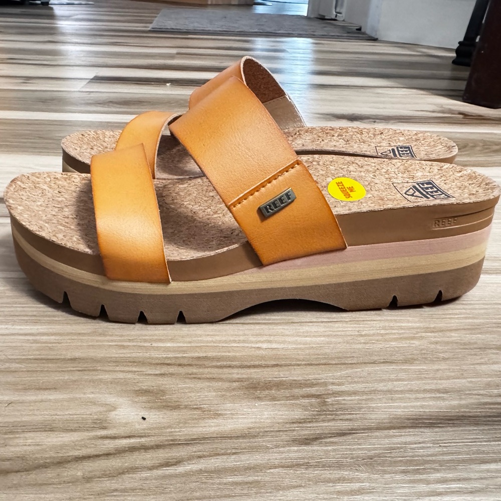 Reef Women's Orange Platform Sandals
